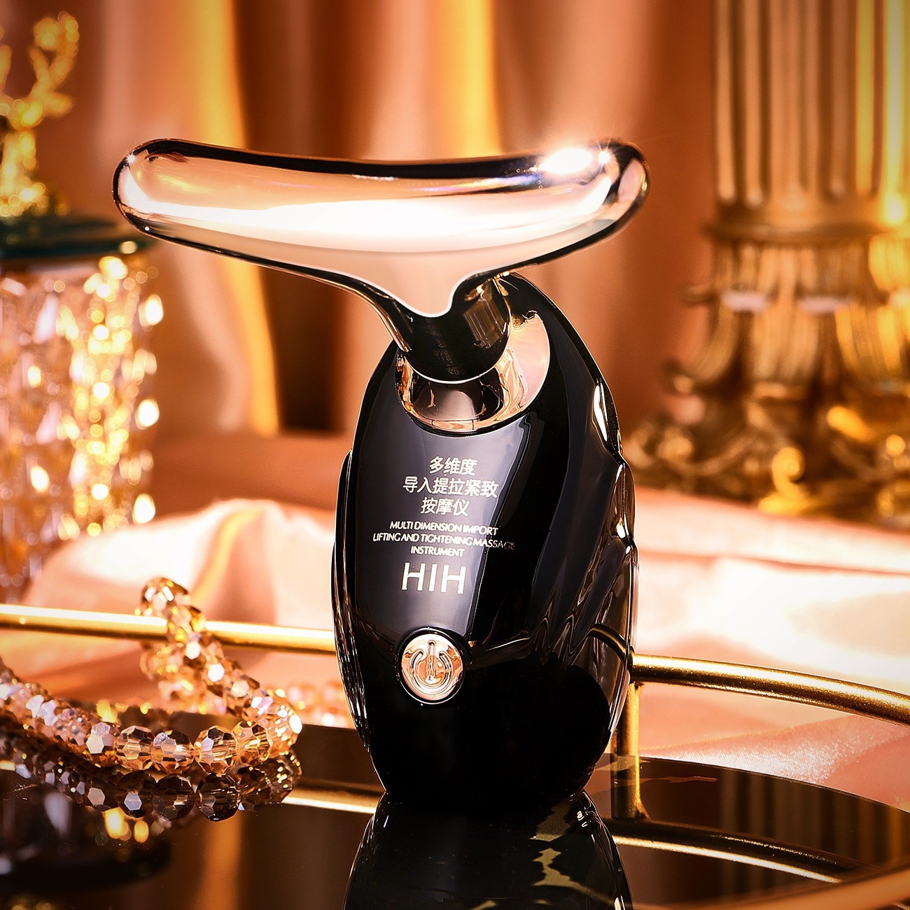HIH84177 multi-dimensional lifting and tightening massager import instrument beauty instrument V face vibrator TikTok fast hand
