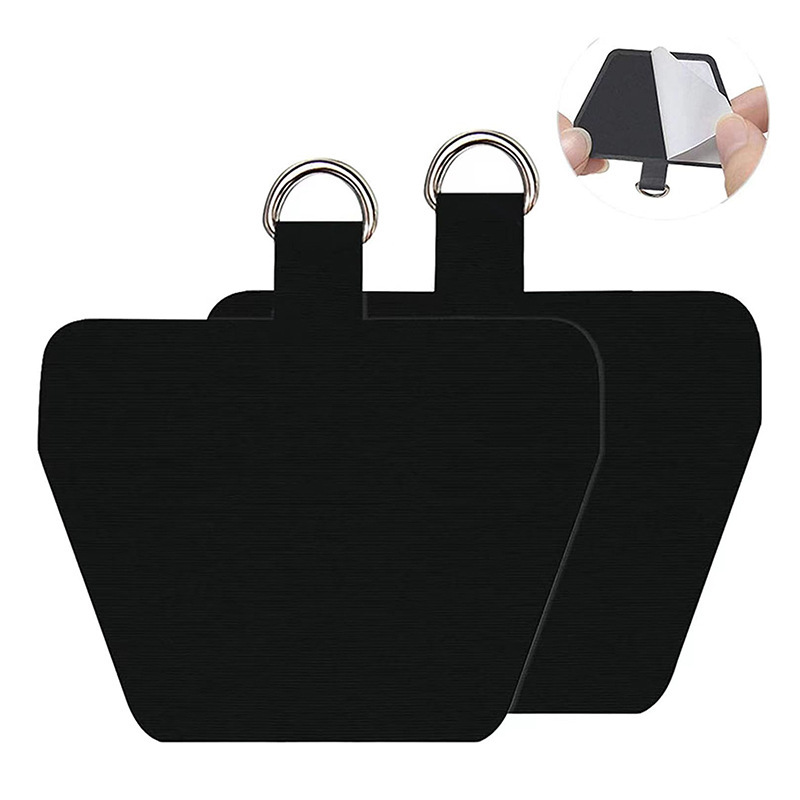 Cross-border new hot-selling mobile phone gasket slung rope mobile phone case patch adjustment rope PU card mobile phone back sticker