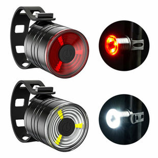 Bicycle lamp cross-border new aluminum alloy helmet lamp night riding warning mountain bike LED bicycle tail light