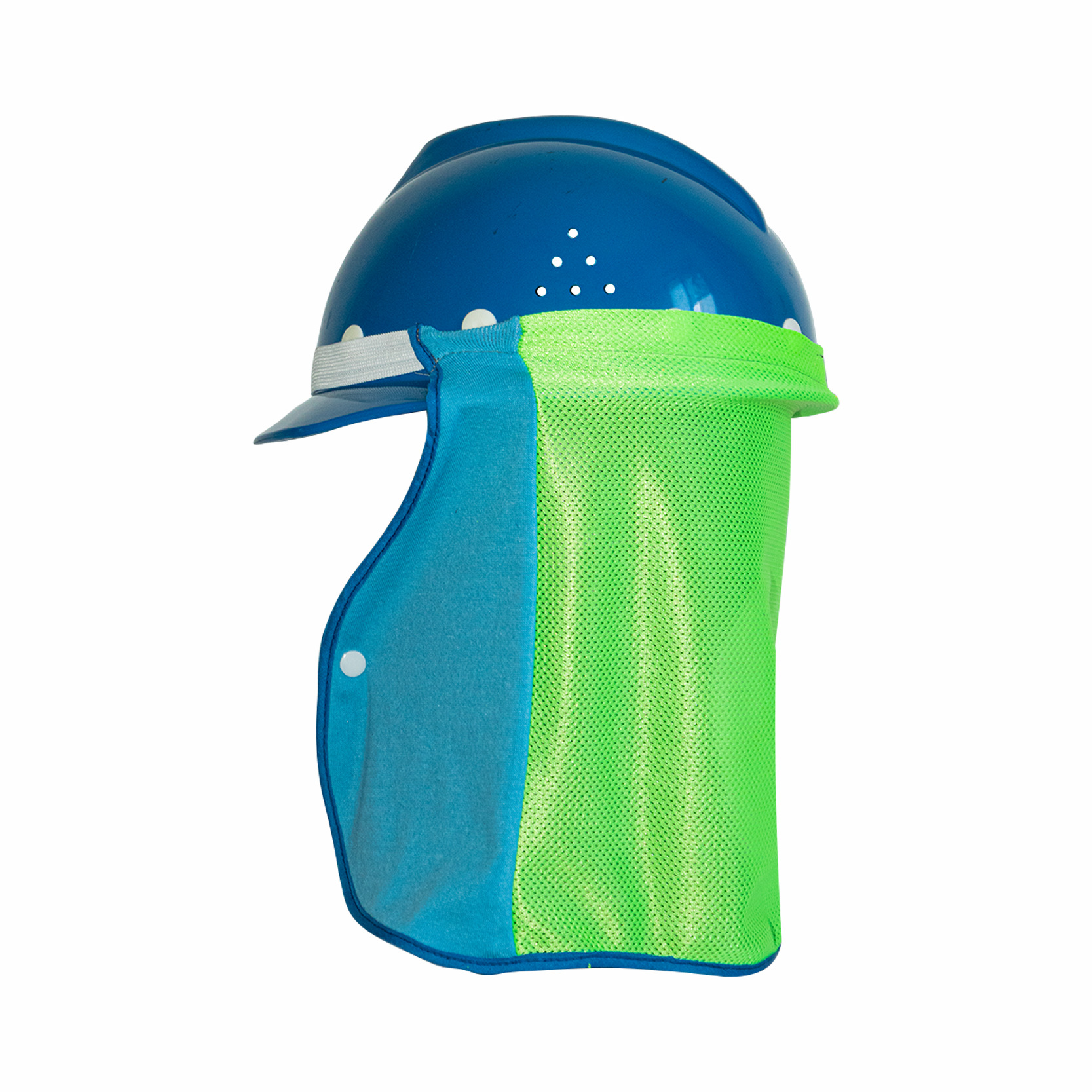 2023 Summer new anti-ultraviolet cotton neck helmet sunshade wholesale construction site sun hat sunscreen hat