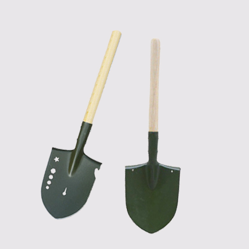 Factory wholesale gardening shovel outdoor tools vegetable planting pine soil shovel worker shovel manganese steel quenching colorful Xiuxiu shovel