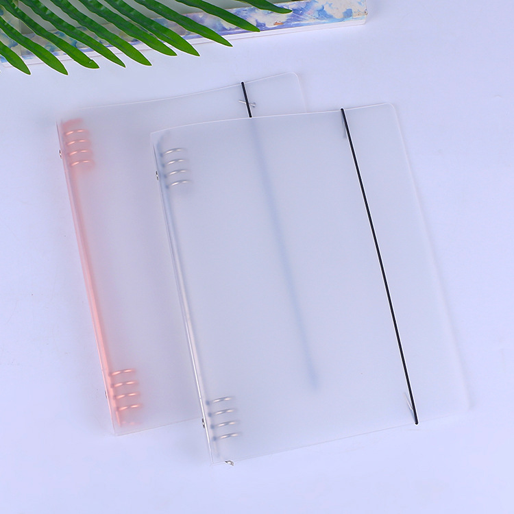 Spot pp loose-leaf notebook shell 8 hole B5 frosted loose-leaf core shell A5A4 loose-leaf inner core shell