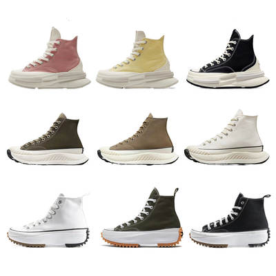 Putian Shoes Meiqi Converse Thick Bottom Muffin 1970s Canvas Shoes High and Low Top Inner Height Sandwich Shoes for Men and Women