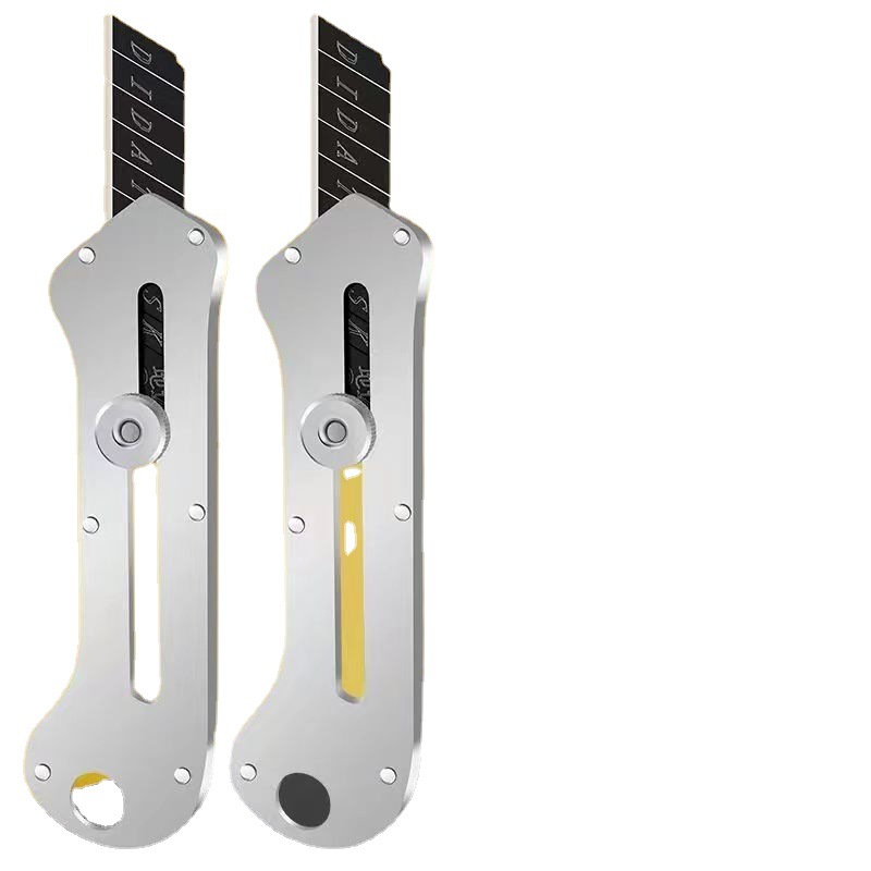 One-piece delivery all-steel art knife, life-long use, life-long protection, paper cutting knife, heavy-duty knife holder, wallpaper knife