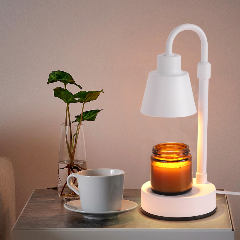 Amazon shrimp skin cross-border lifting wax melting lamp fire-free retro timing retractable aromatherapy lamp candle melting lamp gift lamp