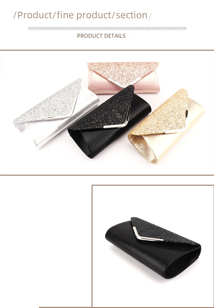 Abendtasche aus PU mit Pailletten für Damen_voghion.com
