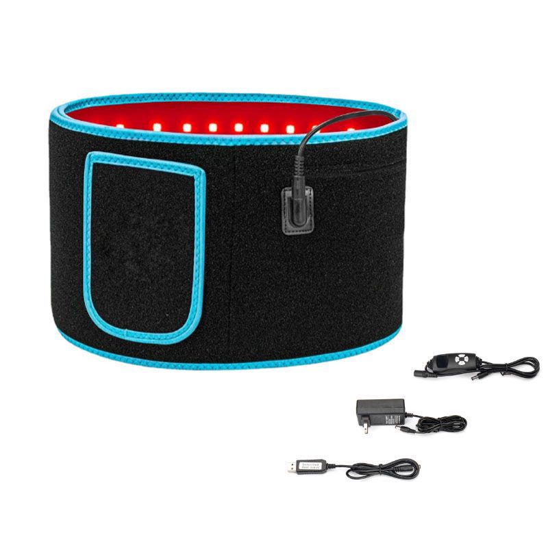 Cross-border Explosive Red Light Physiotherapy Belt Electric Heating Belt Controller Physiotherapy Belt Hot Compress Warm Stomach Warm Palace Belt