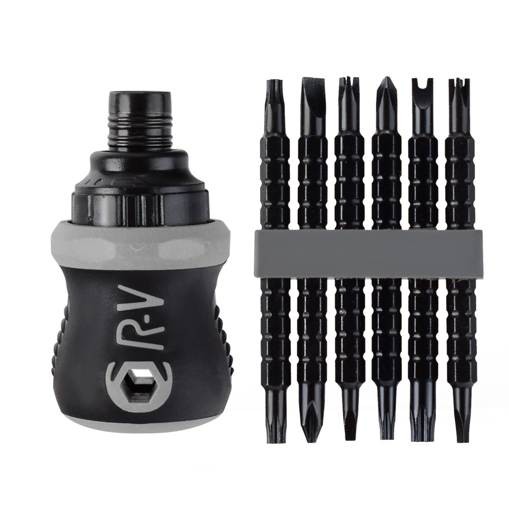 Special-shaped Phillips flat-blade screwdriver screwdriver screwdriver multi-purpose combination 13 in 1 ratchet dual-purpose screwdriver suit