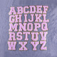 8cm purple set of 26 letters