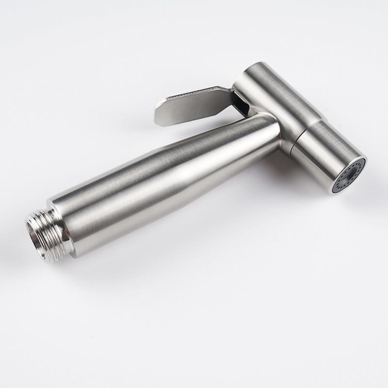 Factory wholesale booster women's cleaner toilet spray gun faucet 304 stainless steel toilet accessory faucet small shower head