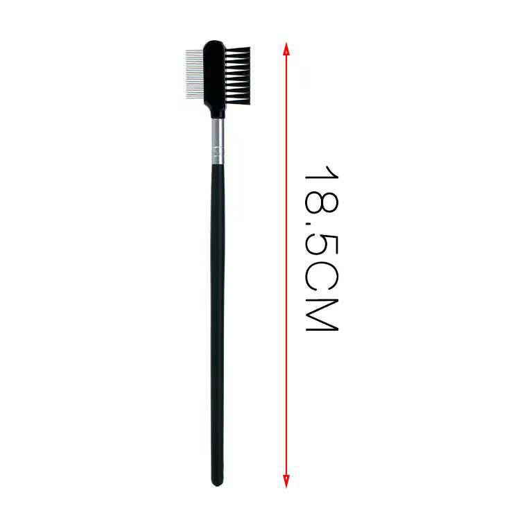Stainless Steel Needle Eyebrow Comb Single Eyelash Brush Double Eyelash Steel Teeth Eyebrow Comb Brush Eyebrow Modification Molding Tool