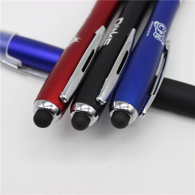 Hulu touch screen light box ballpoint pen LED light box advertising gift ballpoint pen can be laser engraved Logo logo