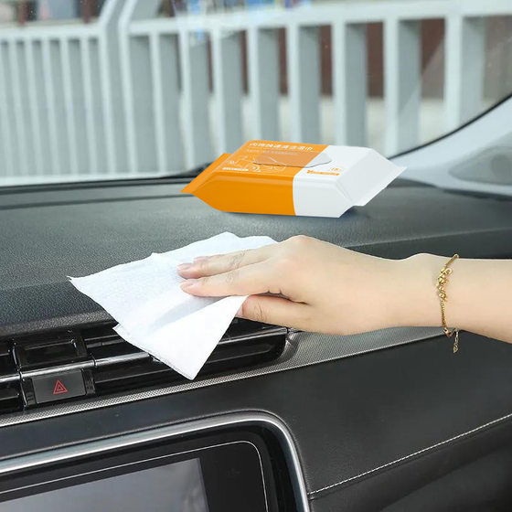 Car interior cleaning wipes car wash-free coating refurbished leather fast cleaning decontamination multifunctional artifact