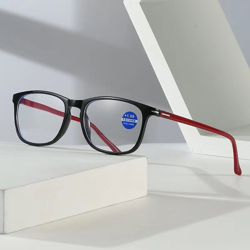 Factory direct running Jianghu anti-blue high-definition reading glasses stall wholesale men's and women's comfortable ultra-light reading glasses