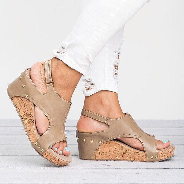 Amazon Roman Sandals Flat Platform Sandals Large Size Cross Border Women's Shoes Overtoe Women's Spot Sandals Women