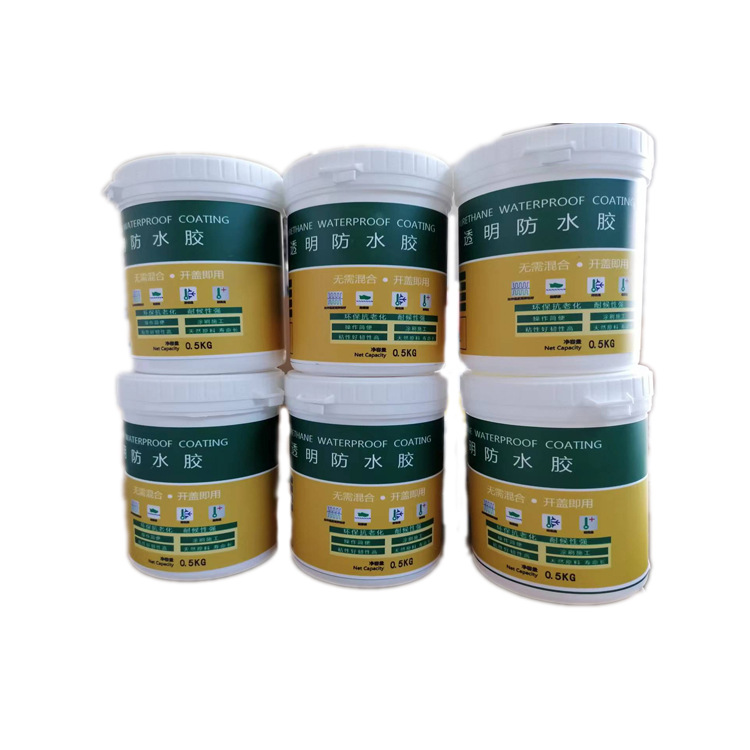 Transparent waterproof glue leak King roof leak crack seepage toilet pure acrylic waterproof coating wholesale free brick
