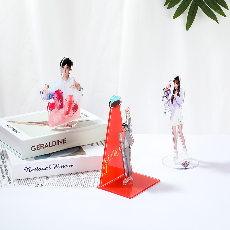 Custom Transparent Acrylic Human Shape Set Cartoon Anime Real Character Pendulum Star Peripheral Ornaments Small Gifts