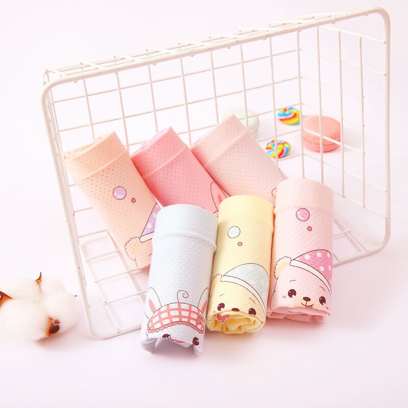 Children's underwear women's boxer pure pants cotton children's underwear baby underwear manufacturers wholesale a generation of hair