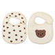 G13 bear head 2 gauze waterproof bib