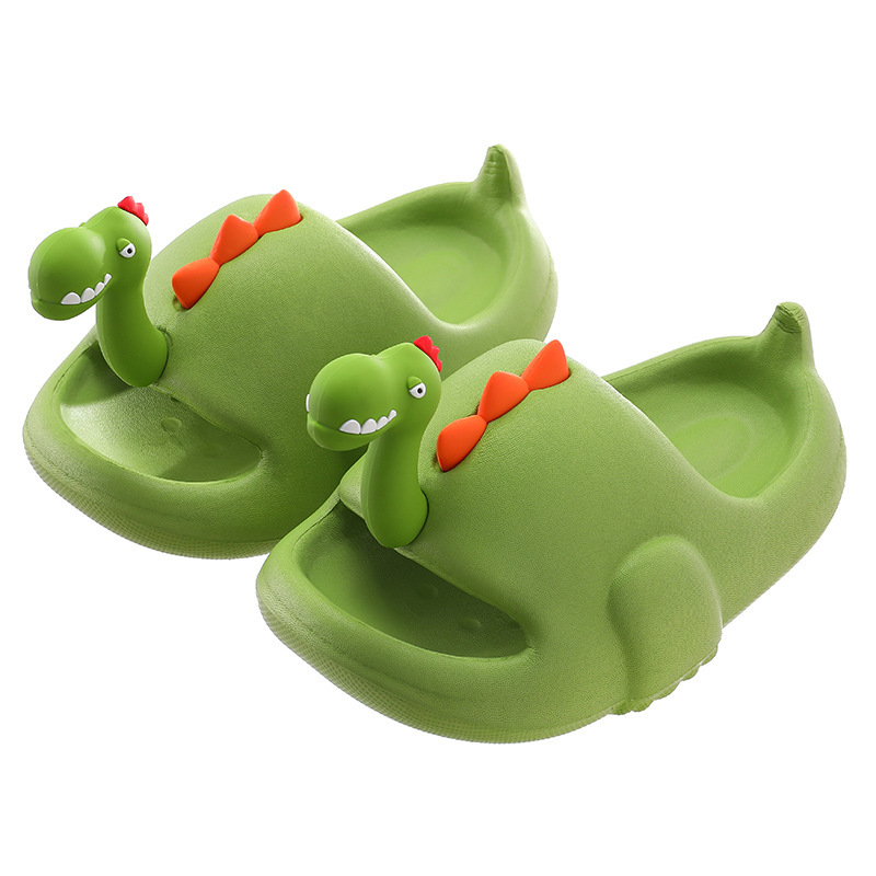 eva Dinosaur Children's Slippers Summer Boys and Girls Baby Indoor Household Non-Slip Soft Bottom Parent-Child Sandals for Outer Wear