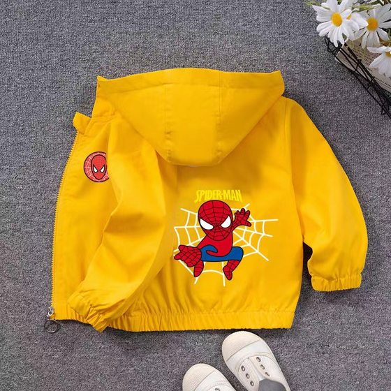 Boys' Coat 2023 Autumn New Men's Treasure Jacket Children's Zipper Shirt Short Boy's Stormtrooper Windproof