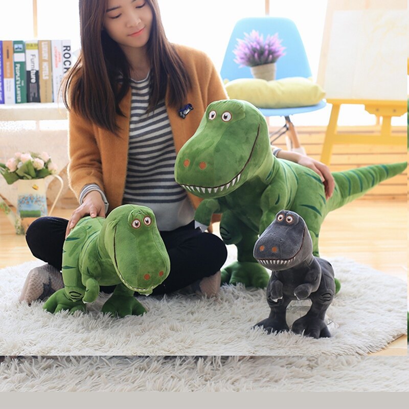 Cross-border simulation dinosaur doll Tyrannosaurus Rex plush toy boy companion doll birthday gift factory wholesale