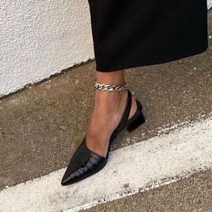 Wish AliExpress women's shoes sandals women 24 new sexy temperament thick heel ladies shoes sexy