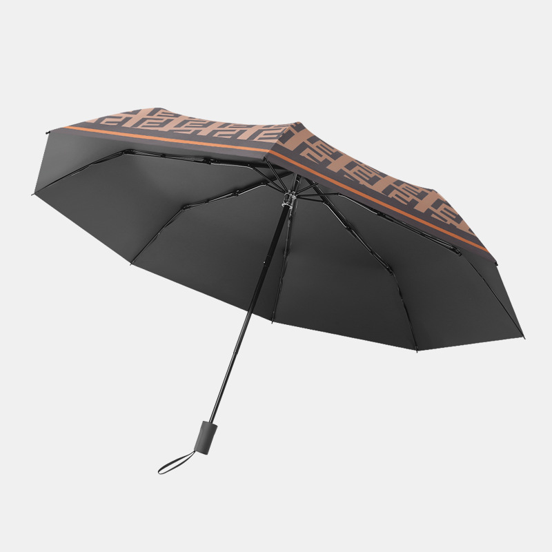 Black Rubber Mini Folding Sun Umbrella Ultra Light Mini Portable Sunshade Umbrella Pocket Umbrella Folding Sun Umbrella