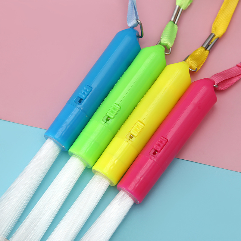 LEDカラフルな光ファイバ棒卸売り露店玩具発光棒コンサート応援応援道具フラッシュ棒|undefined