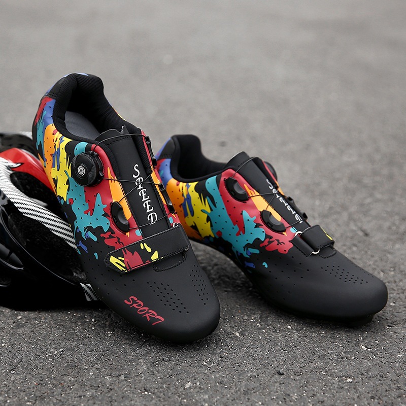 Cross-Border Factory Direct sales cycling lock shoes outdoor bicycle assist shoes casual road cycling shoes wholesale