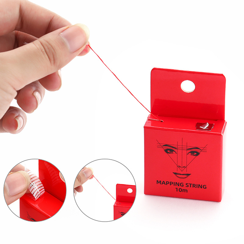 Manufacturer in stock ink line box tattoo line auxiliary drawing line positioning ruler Ink Tattoo line ruler auxiliary eyebrow drawing tool