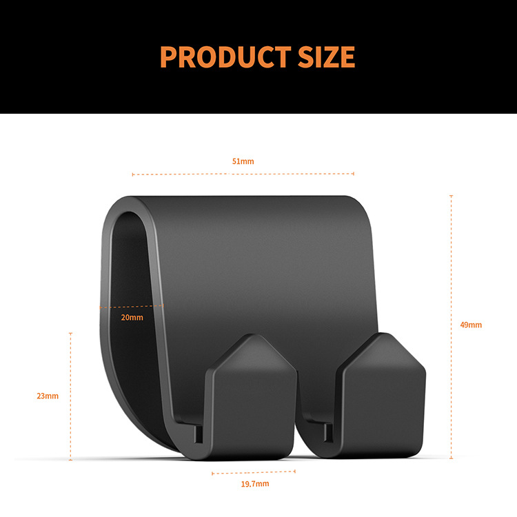 Suitable for TESLA TESLA Model3/Y special seat headrest plastic clothes hook accessories rear hook