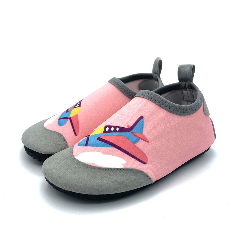 Qiluo 22SS Men's Thickened Soft Bottom Non-slip Children's Swimming Shoes Baby Women's Early Education Cross-border Water Park Beach Shoes