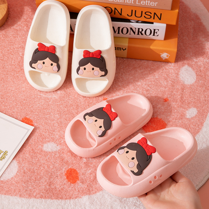 Children's Sandals and Slippers Girls' Summer Cute Little Girl Bathing Princess Indoor Parent-Child Non-Slip Sandals and Slippers for Boys and Girls