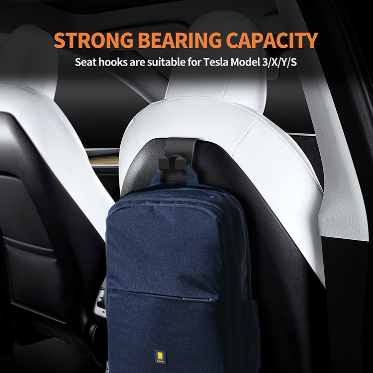 Suitable for TESLA TESLA Model3/Y special seat headrest plastic clothes hook accessories rear hook