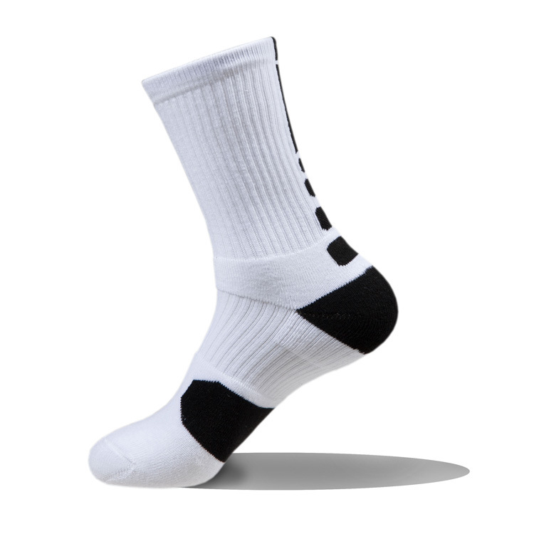 Professional Basketball Socks Men's Short Medium Long Thickened Towel Bottom Elite Socks Outdoor Running Men's Sweat Absorbing Sports Socks
