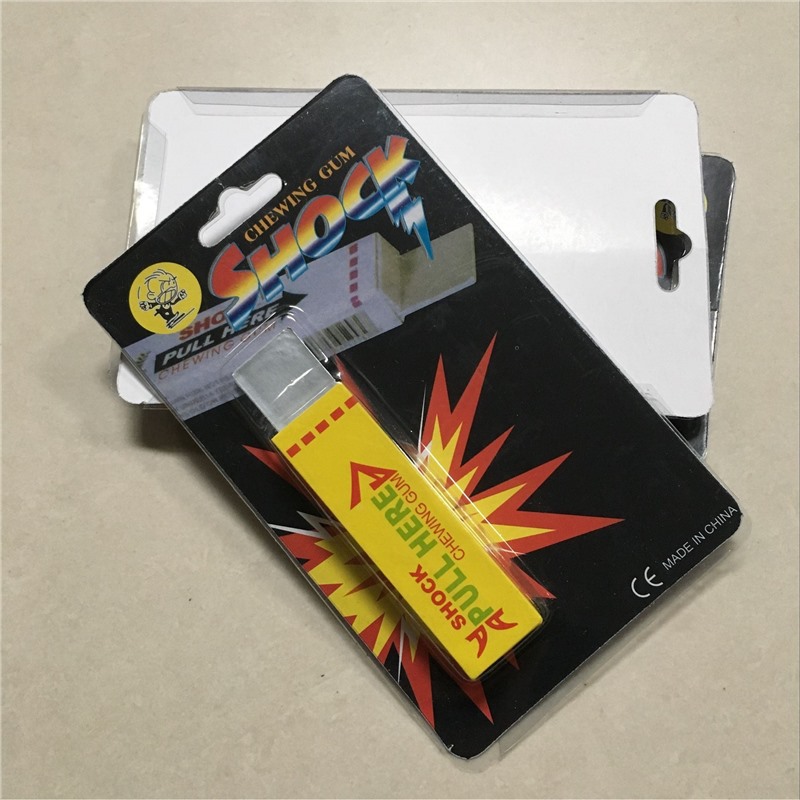 Electric human chewing gum charged chewing gum toy wholesale electric shock toy electric human pen