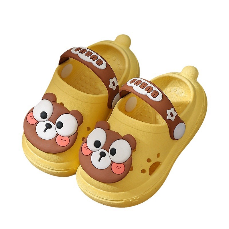 Children's Slippers Summer Children's Soft Sole Non-slip Girls' Cave Shoes Boys Children Cartoon Baby Sandals