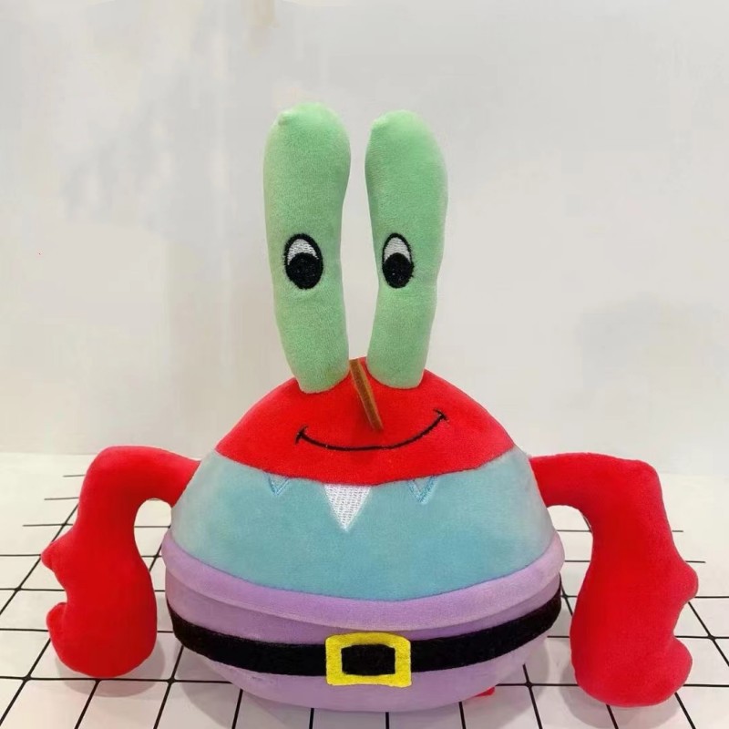 Spongebob Plush Toy Patrick Crab Boss Plush Doll Doll Eight-inch Grasp Machine Doll Factory Wholesale