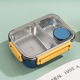 850ml stainless steel two-compartment blue