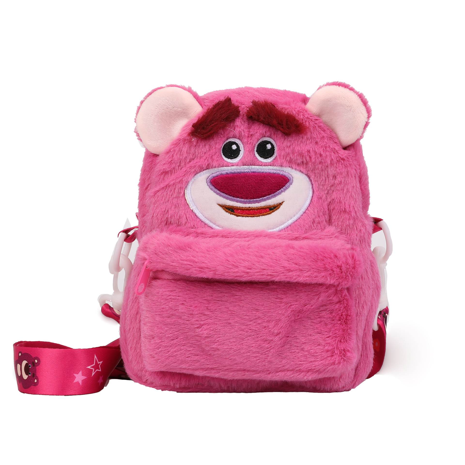 Cute Plush Bag 2024 New Girl Shoulder Crossbody Mobile Phone Bag Japanese Grab Doll Children's Cartoon Bag