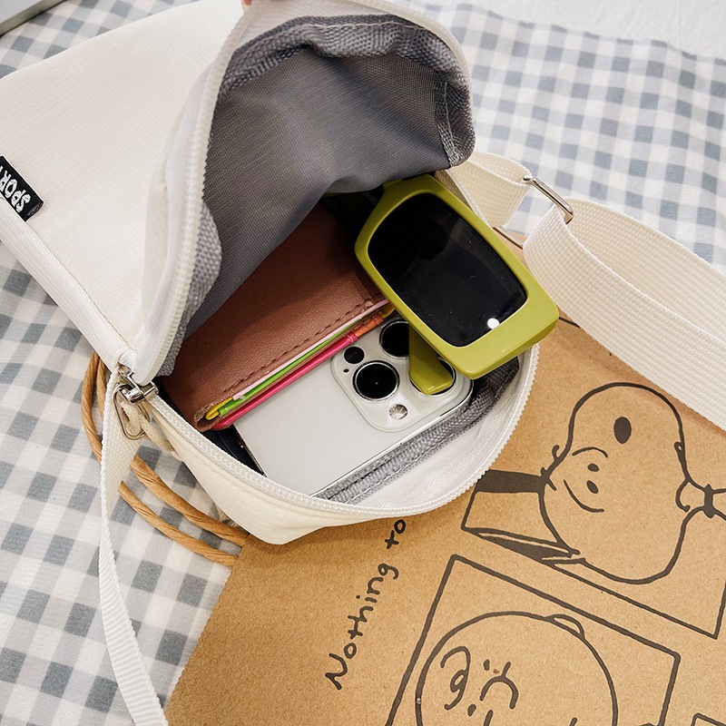New large screen mobile phone bag women's shoulder messenger bag coin purse Oxford cloth bag wrist bag mother bag dancing arm bag