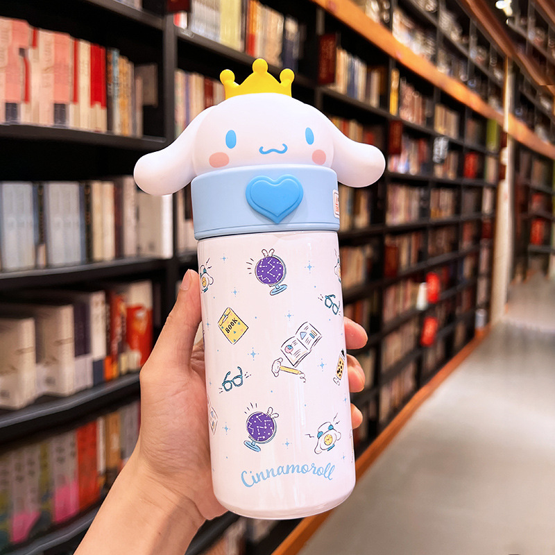 Sanrio doll thermos cup 316 stainless steel children drinking cup student cute cartoon vacuum thermos pot