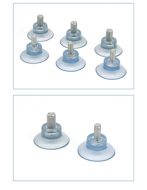 M6 ネジロッド真空カップ固定ガラスコーヒーテーブル強力な滑り止め真空パッド吸盤マット強力な接着|undefined