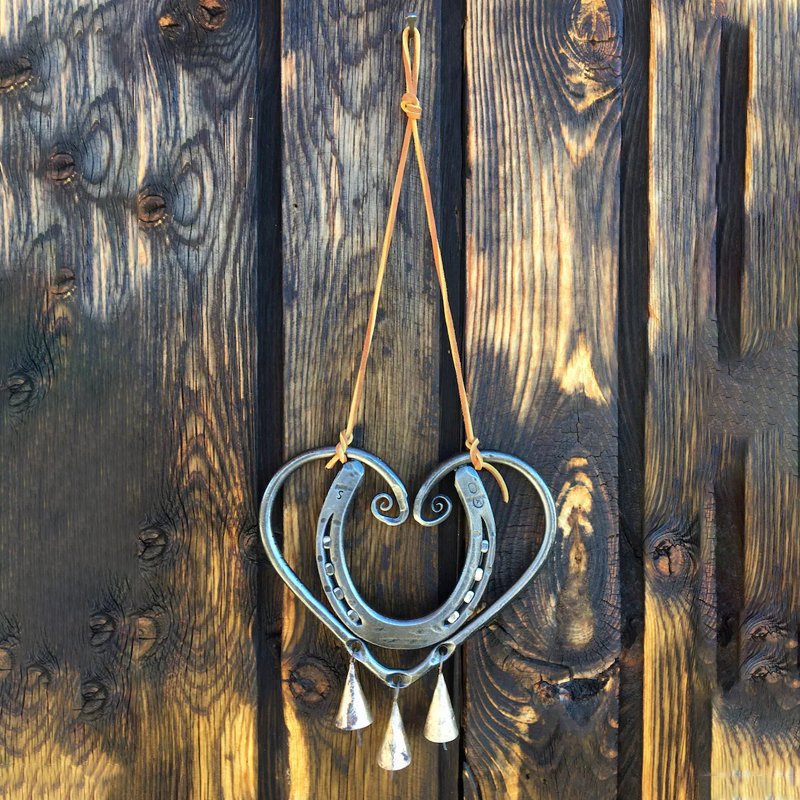 Независимая станция Lucky Love Wind Chime со Стальными Гвоздями Украшение Love Wind Chime