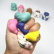 Cross-border blind box decompression toy Squishy cartoon twisted egg doll animal PU slow rebound pinch Music 24 models