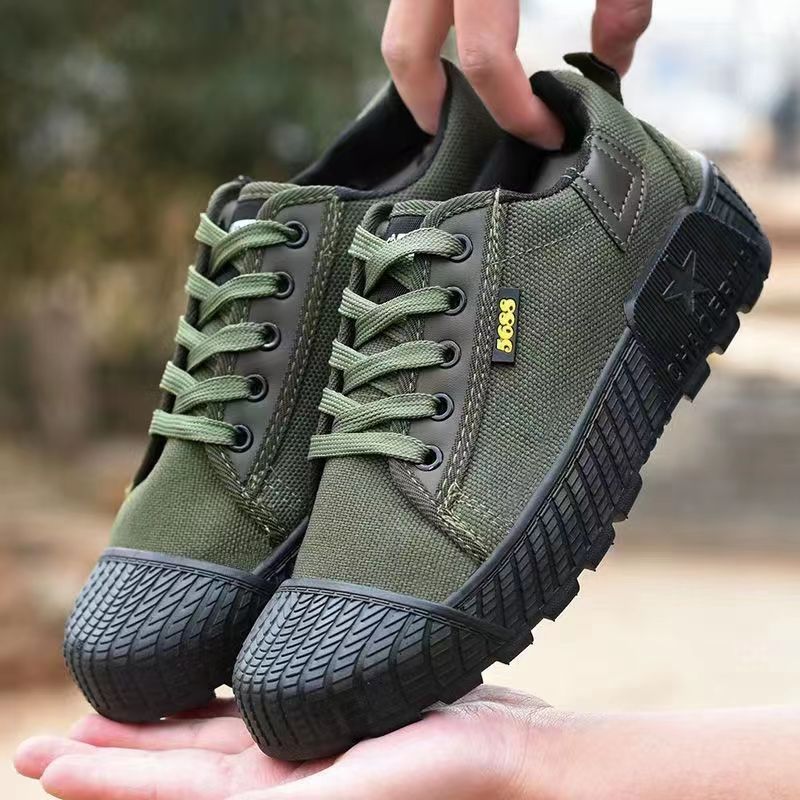Spring release shoes new casual canvas breathable outdoor site wear-resistant labor protection a generation of wholesale
