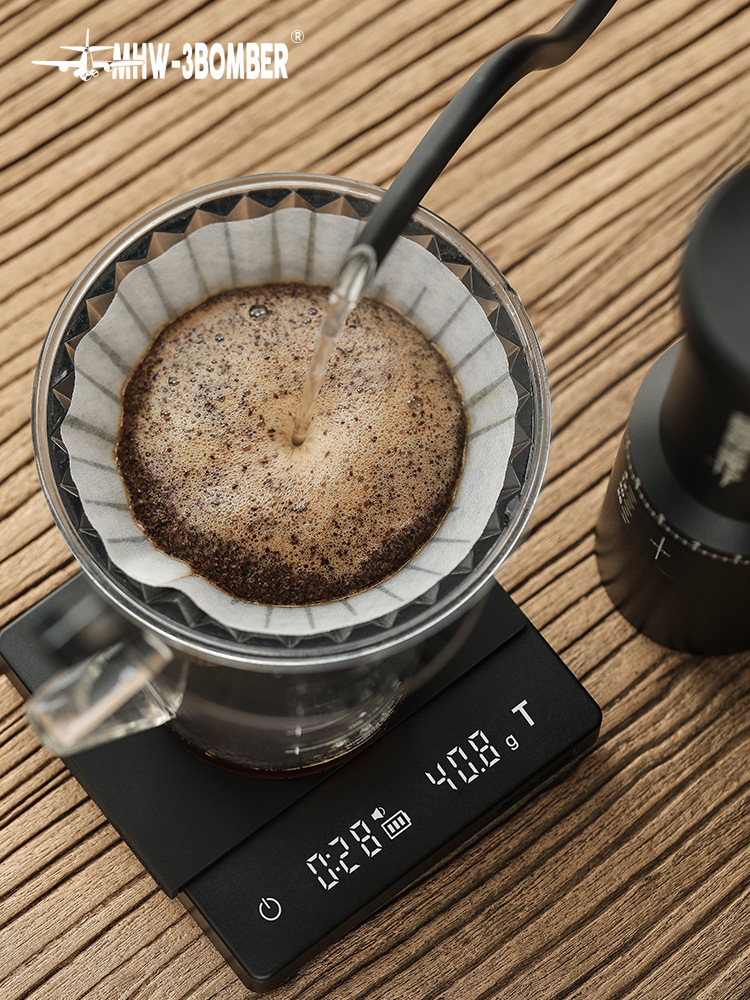MHW-3BOMBER Bomber Rubik's Cube 2.0 Italian Hand Coffee Electronic Scale Special Weighing Timer