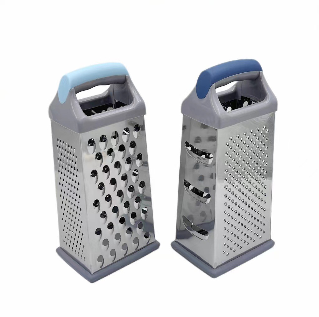 In stock supply new stainless steel nine-inch four-sided planer multi-function vegetable cutter household stainless steel grater