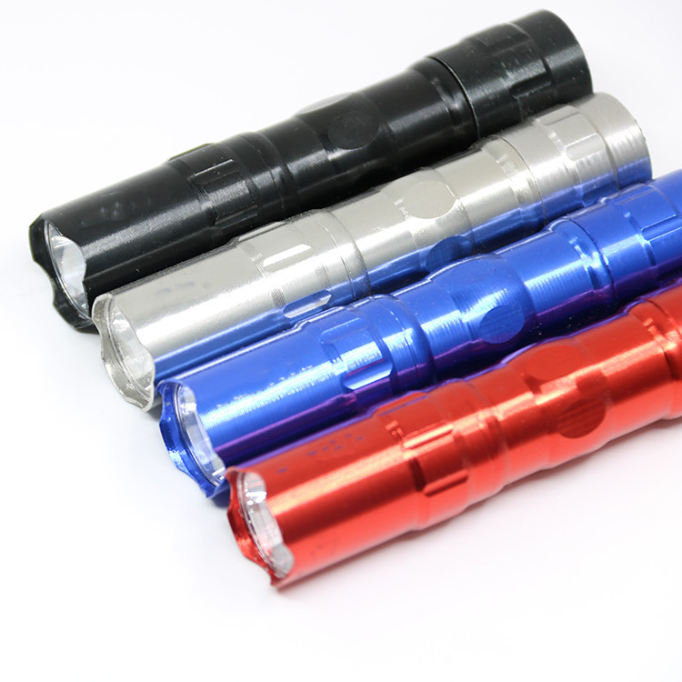 Gift small flashlight aluminum alloy No.5 battery led flashlight event gift logo mini outdoor flashlight